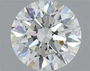 Picture of Natural Diamond 0.60 Carats, Round with Excellent Cut, J Color, VVS2 Clarity and Certified by GIA
