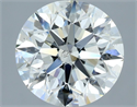 Diamante Natural 3.02 quilates, Redondo , Color K, claridad SI1 y certificado GIA