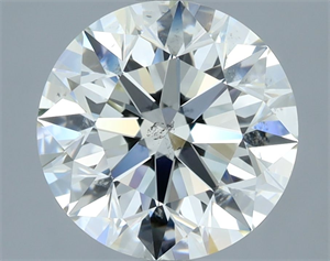 Foto Diamante Natural 3.02 quilates, Redondo , Color K, claridad SI1 y certificado GIA de