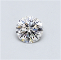 Diamante Natural 0.44 quilates, Redondo , Color G, claridad VVS1 y certificado GIA
