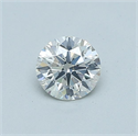 Diamante Natural 0.50 quilates, Redondo , Color I, claridad VS2 y certificado GIA