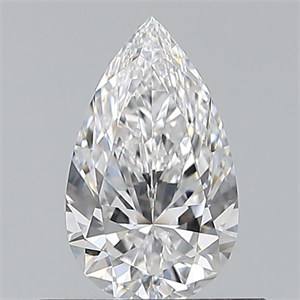 Picture of Natural Diamond 0.50 Carats, Pear with  Cut, E Color, VS2 Clarity and Certified by GIA