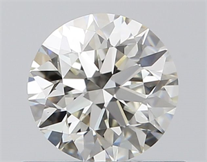 Foto Diamante Natural 0.56 quilates, Redondo , Color J, claridad IF y certificado GIA de