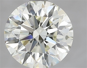 Foto Diamante Natural 2.60 quilates, Redondo , Color M, claridad VVS1 y certificado HRD de