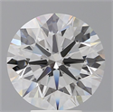 Lab Grown Diamond 5.53 Carats, Round with Ideal Cut, E Color, VVS2 Clarity and Certified by IGI