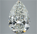 Natural Diamond 5.01 Carats, Pear with  Cut, I Color, VS2 Clarity and Certified by GIA