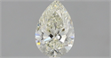Natural Diamond 0.70 Carats, Pear with  Cut, J Color, VVS1 Clarity and Certified by IGI