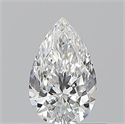 Natural Diamond 0.52 Carats, Pear with  Cut, E Color, VVS1 Clarity and Certified by GIA