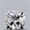 Natural Diamond 0.50 Carats, Cushion with  Cut, H Color, SI1 Clarity and Certified by GIA