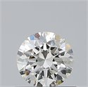 Natural Diamond 0.53 Carats, Round with Excellent Cut, G Color, VS2 Clarity and Certified by IGI