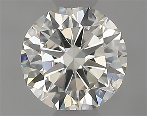 Picture of Natural Diamond 0.40 Carats, Round with Very Good Cut, I Color, SI1 Clarity and Certified by IGI