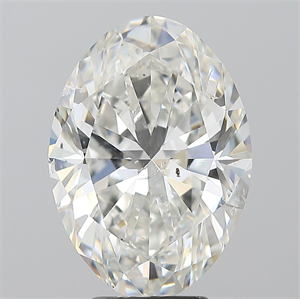 Picture of Natural Diamond 5.01 Carats, Oval with  Cut, H Color, SI2 Clarity and Certified by GIA