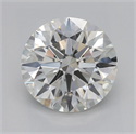 Natural Diamond 2.51 Carats, Round with Excellent Cut, I Color, SI2 Clarity and Certified by GIA