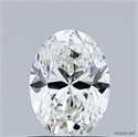 Diamante Natural 0.73 quilates, Ovalado , Color I, claridad VVS2 y certificado GIA