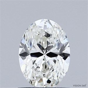 Foto Diamante Natural 0.73 quilates, Ovalado , Color I, claridad VVS2 y certificado GIA de