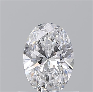 Picture of Natural Diamond 0.51 Carats, Oval with  Cut, D Color, SI1 Clarity and Certified by GIA