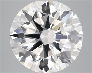 Picture of Lab Grown Diamond 5.55 Carats, Round with Ideal Cut, E Color, VS2 Clarity and Certified by IGI