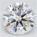 Lab Grown Diamond 3.07 Carats, Round with Ideal Cut, D Color, VVS1 Clarity and Certified by IGI