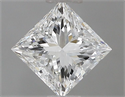 Natural Diamond 0.75 Carats, Princess with  Cut, H Color, VVS2 Clarity and Certified by GIA