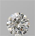 Natural Diamond 1.02 Carats, Round with Excellent Cut, K Color, SI1 Clarity and Certified by GIA