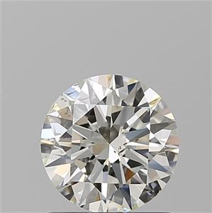 Picture of Natural Diamond 1.02 Carats, Round with Excellent Cut, K Color, SI1 Clarity and Certified by GIA