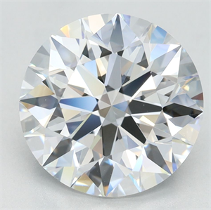Picture of Lab Grown Diamond 3.66 Carats, Round with Ideal Cut, E Color, VVS1 Clarity and Certified by IGI