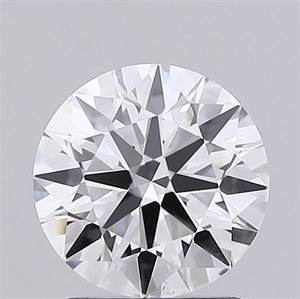 Picture of Lab Grown Diamond 1.56 Carats, Round with Ideal Cut, D Color, VS1 Clarity and Certified by IGI