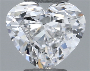 Picture of Natural Diamond 0.30 Carats, Heart with  Cut, E Color, VS1 Clarity and Certified by GIA