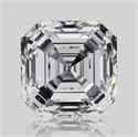 Natural Diamond 1.09 Carats, Asscher with  Cut, D Color, VVS2 Clarity and Certified by GIA
