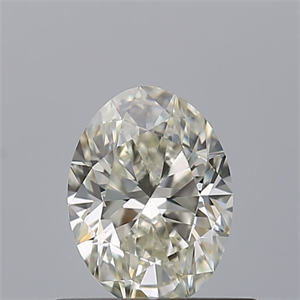 Picture of Natural Diamond 0.50 Carats, Oval with  Cut, H Color, VVS1 Clarity and Certified by IGI
