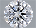 Lab Grown Diamond 3.03 Carats, Round with Ideal Cut, E Color, VVS2 Clarity and Certified by IGI