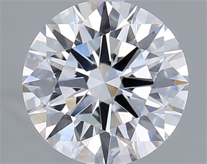 Picture of Lab Grown Diamond 3.03 Carats, Round with Ideal Cut, E Color, VVS2 Clarity and Certified by IGI