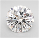 Lab Grown Diamond 3.03 Carats, Round with Ideal Cut, D Color, VVS2 Clarity and Certified by IGI