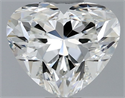 Natural Diamond 0.57 Carats, Heart with  Cut, I Color, VS1 Clarity and Certified by GIA