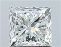 Natural Diamond 1.01 Carats, Princess with  Cut, H Color, VVS2 Clarity and Certified by GIA
