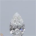 Diamante Natural 0.23 quilates, De pera , Color G, claridad VS2 y certificado GIA