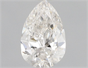Natural Diamond 0.30 Carats, Pear with  Cut, H Color, I1 Clarity and Certified by GIA