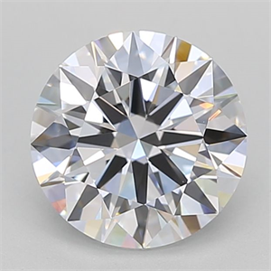 Picture of Lab Grown Diamond 2.03 Carats, Round with Excellent Cut, D Color, IF Clarity and Certified by GIA