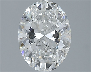 Picture of Natural Diamond 1.50 Carats, Oval with  Cut, F Color, SI2 Clarity and Certified by GIA