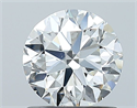Natural Diamond 1.01 Carats, Round with Very Good Cut, G Color, SI1 Clarity and Certified by GIA