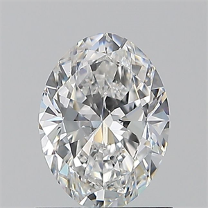 Picture of Natural Diamond 0.90 Carats, Oval with  Cut, E Color, SI1 Clarity and Certified by GIA