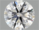 Lab Grown Diamond 0.98 Carats, Round with Excellent Cut, D Color, VVS2 Clarity and Certified by IGI