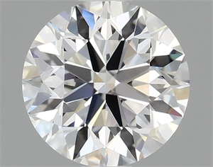 Picture of Lab Grown Diamond 0.98 Carats, Round with Excellent Cut, D Color, VVS2 Clarity and Certified by IGI