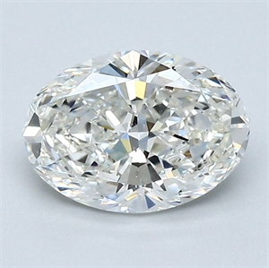 Foto Diamante Natural 1.30 quilates, Ovalado , Color I, claridad VS2 y certificado GIA de