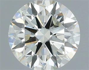 Foto Diamante Natural 0.40 quilates, Redondo , Color J, claridad VS2 y certificado IGI de