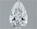 Diamante Natural 1.21 quilates, De pera , Color E, claridad SI1 y certificado GIA