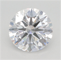 Lab Grown Diamond 3.02 Carats, Round with Excellent Cut, D Color, VVS2 Clarity and Certified by GIA