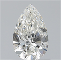 Natural Diamond 0.80 Carats, Pear with  Cut, G Color, VVS1 Clarity and Certified by GIA