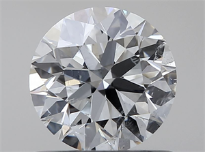 Picture of Natural Diamond 0.70 Carats, Round with Excellent Cut, F Color, SI2 Clarity and Certified by HRD