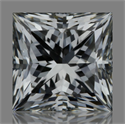 Natural Diamond 0.59 Carats, Princess with  Cut, H Color, VS1 Clarity and Certified by GIA